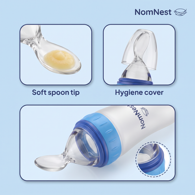 Soft spoon tip and hygiene cover detail